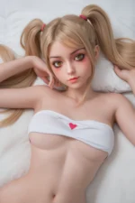 140cm / 4ft7 Blonde Realistic Silicone Sex Doll – Azalea - Image 7