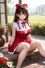 80cm 2ft7 Blonde Long Hair Mini Sex Doll – Chiyo