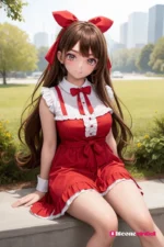 80cm 2ft7 Blonde Long Hair Mini Sex Doll – Chiyo