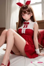 80cm 2ft7 Blonde Long Hair Mini Sex Doll – Chiyo